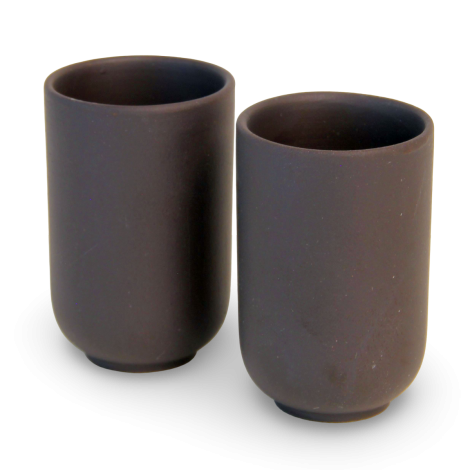 Teetasse aus Ton (2 Stück)  (24ml)